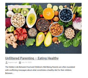 Healthy Eating for families, and article in the Los Angeles Tribune by Angela Legh